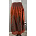Lapis Womens 2 in 1 Orange Gray Strapless Elastic High Waist Dress Skirt One Sz