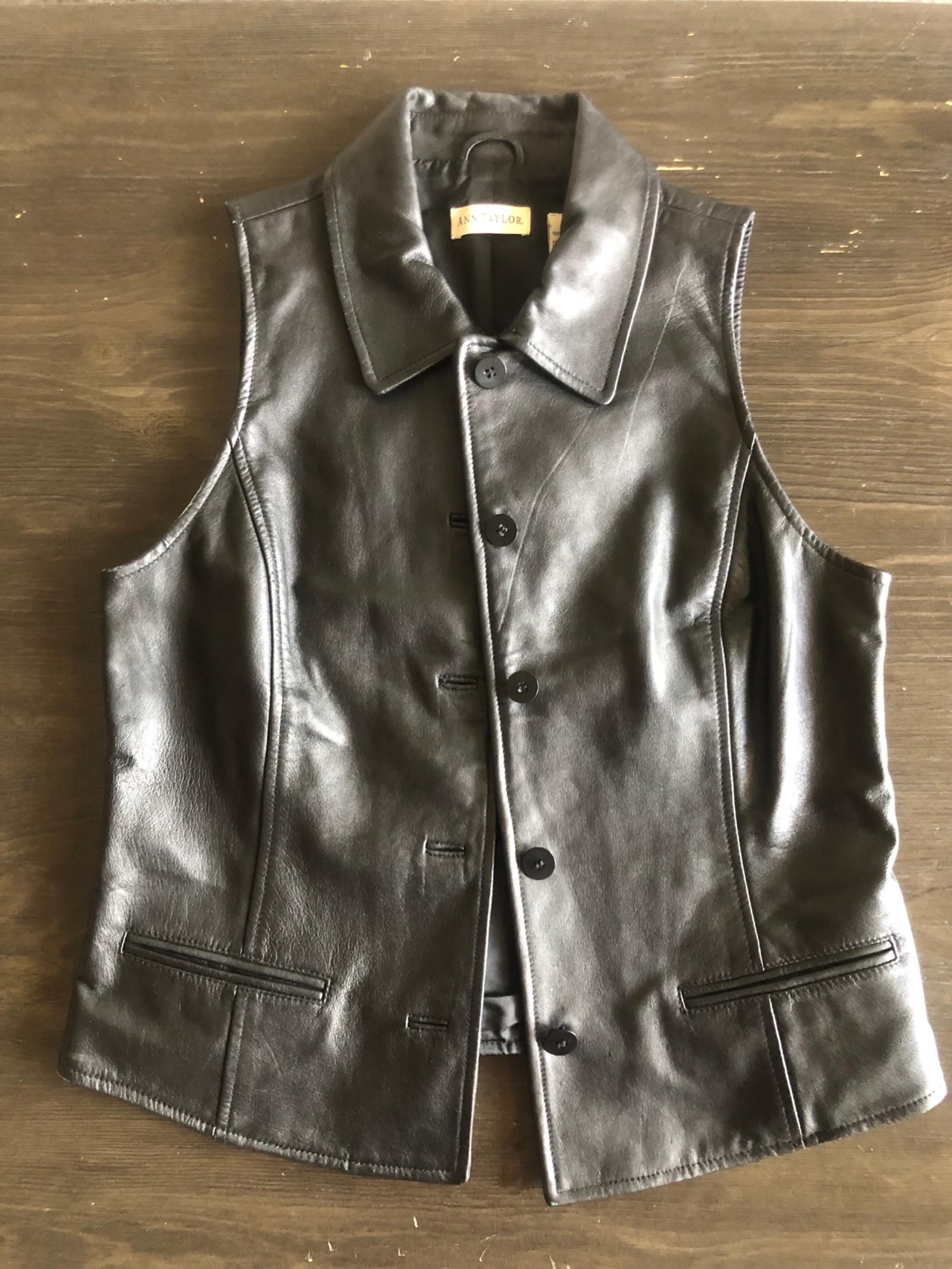 Leather Ann Taylor Vest