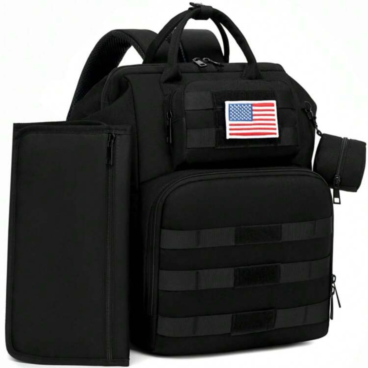 Diaper Bag Backpack With Changing Pad, Pacifier Case
