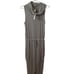 Anthropologie Dolan Black/White Striped Cowl Neck Sleeveless Maxi Dress Size XS