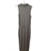Anthropologie Dolan Black/White Striped Cowl Neck Sleeveless Maxi Dress Size XS