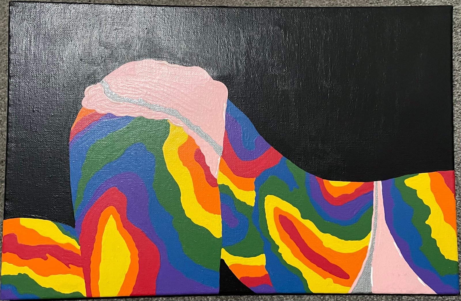 Hand painted canvas