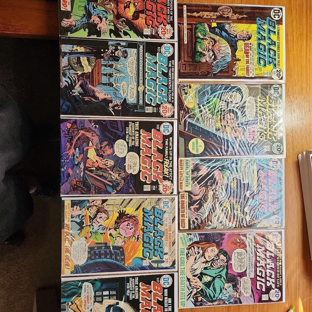Black Magic Comics FULL RUN (9 issues) > Jack King Kirby artwork!!
