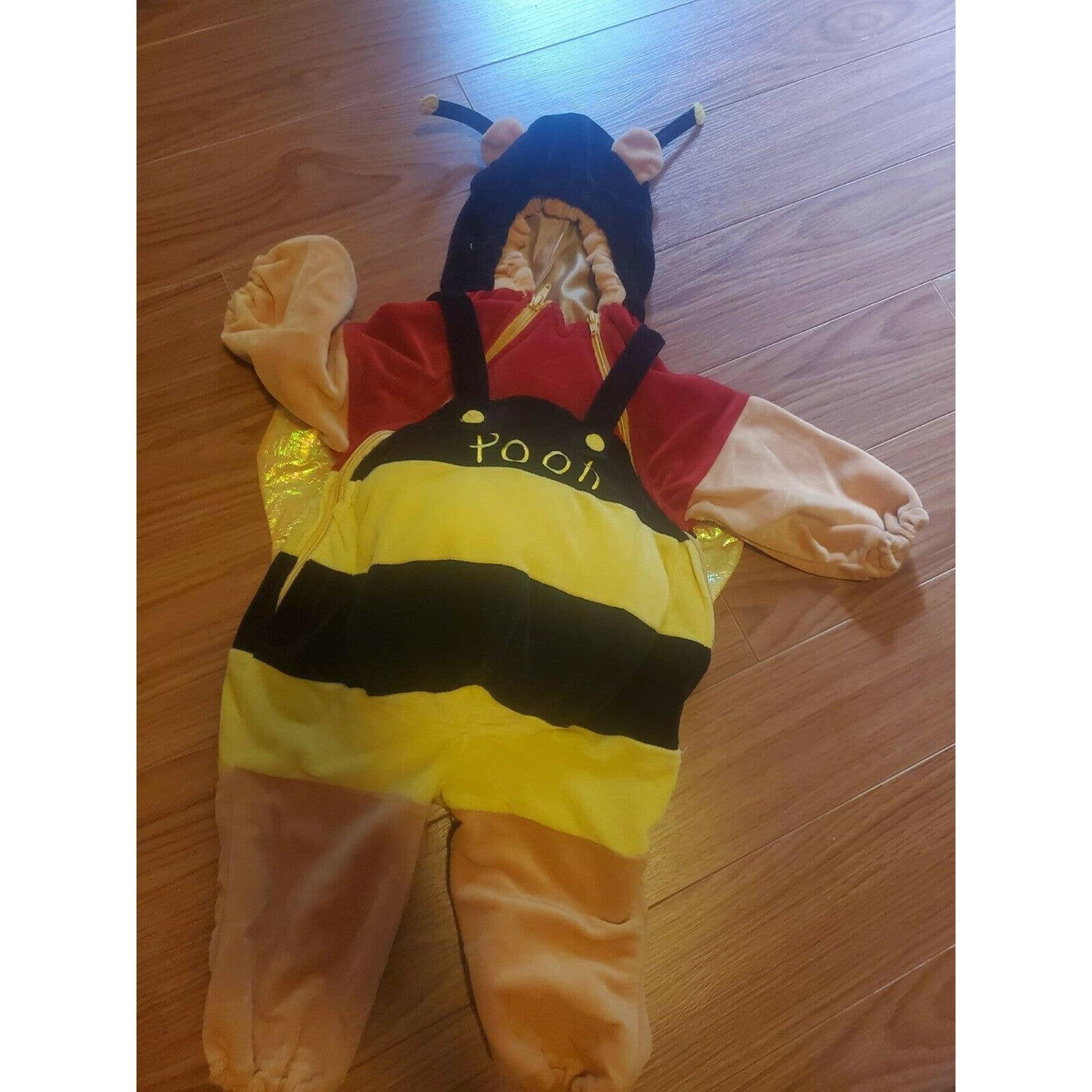 6-12 Mo Baby Disney Winnie The Pooh honey bee  Deluxe Costume Halloween kid