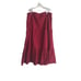 Red eyelet trim skirt with size zipper size 42 (fit like a size medium in us)