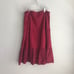 Red eyelet trim skirt with size zipper size 42 (fit like a size medium in us)