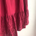 Red eyelet trim skirt with size zipper size 42 (fit like a size medium in us)