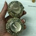 L'Objet Gold Plated Salt & Pepper Shakers Multi-color Swarovski Crystals