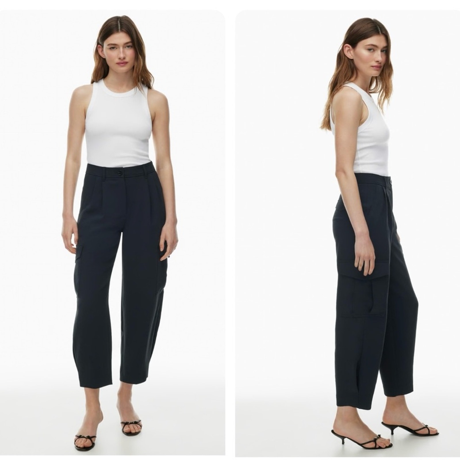 ARITZIA WILFRED Women’s Black Beyond Cargo Pants