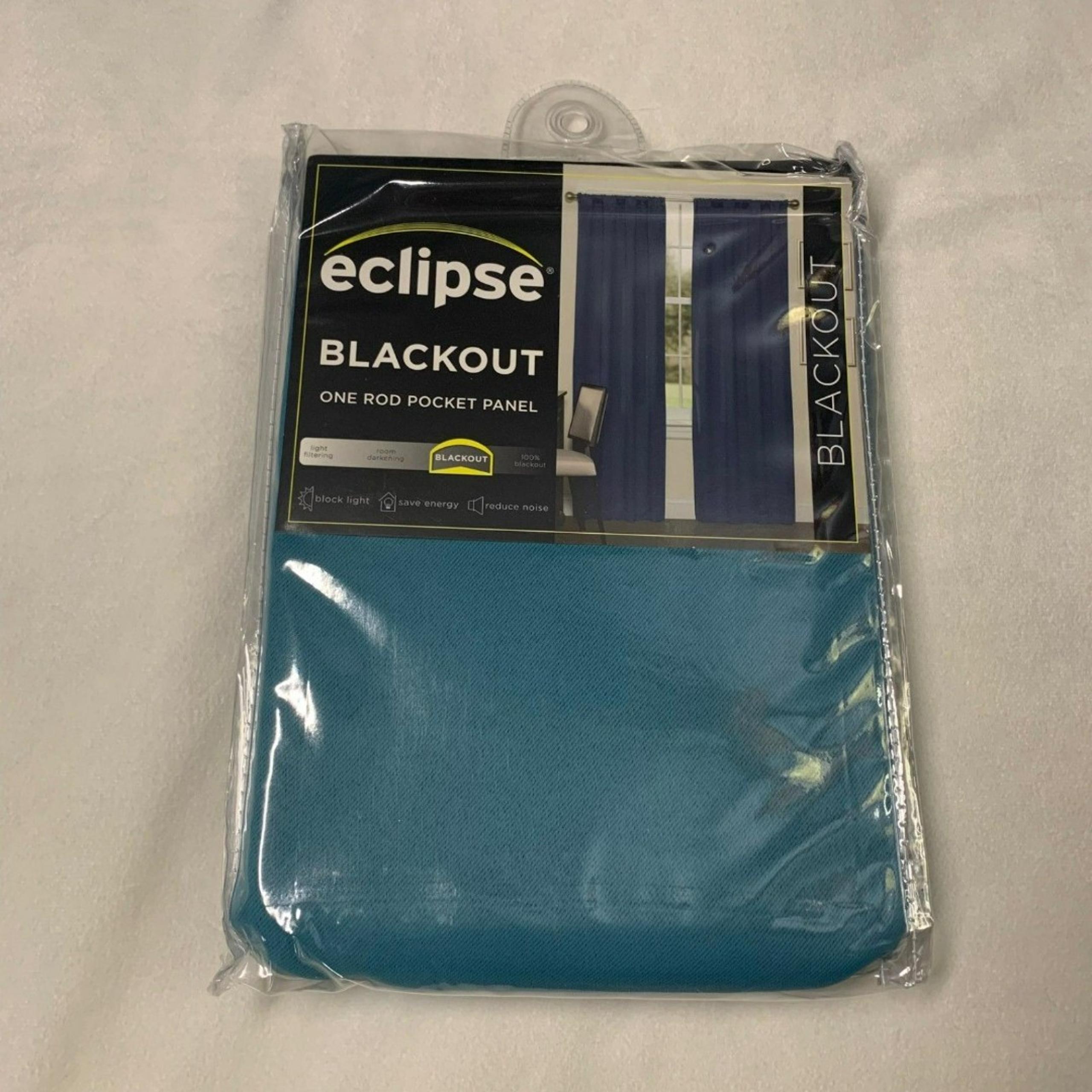 NEW in package Teal Blue Blackout Curtain Panel 37"x84" - Eclipse