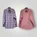 Izod Shirt Mens XL Lot of 2 Tartan Windowpane Plaid Check Button Up Long Sleeves