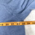 New Nordstrom 100% Cashmere V-Neck Soft Sweater Mens Size Large Blue Small Flaw