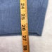 New Nordstrom 100% Cashmere V-Neck Soft Sweater Mens Size Large Blue Small Flaw