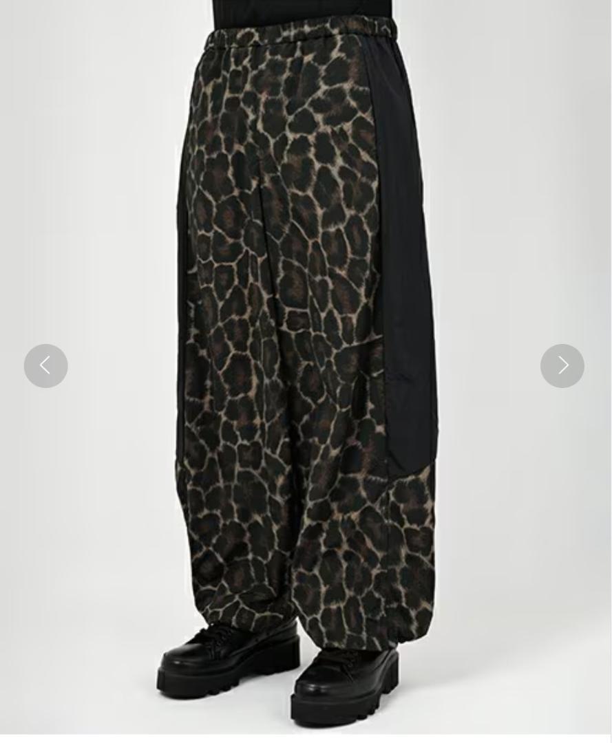 【送料無料キャンペーン】 LAD MUSICIAN pants Casual 42 size PANTS OVER LEOPARD パンツ