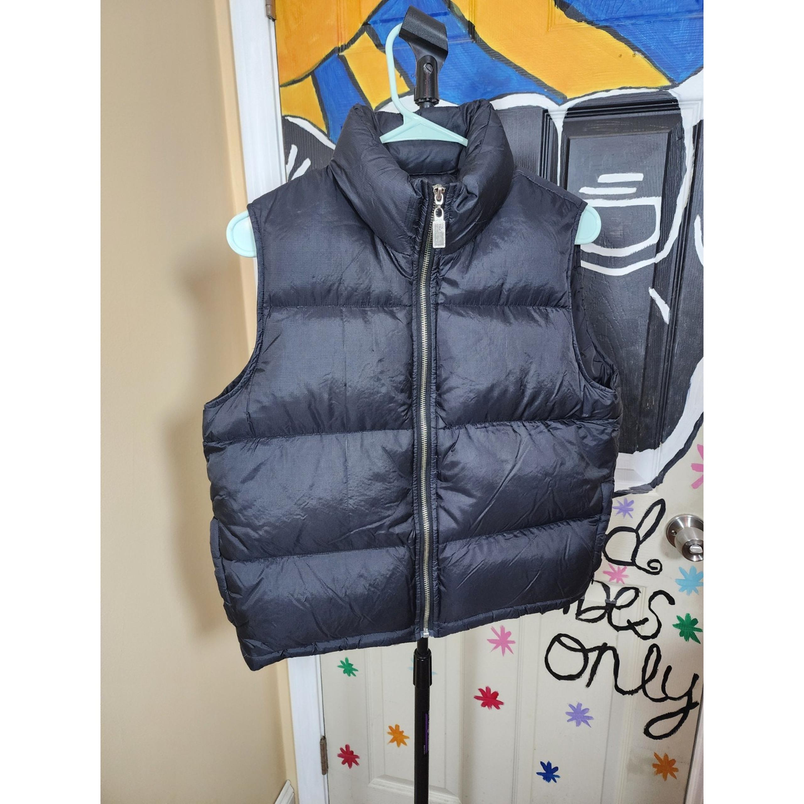 Polo Jeans Ralph Lauren RL Men’s S Down Puffer Ripstop Zip Black Vest Jacket