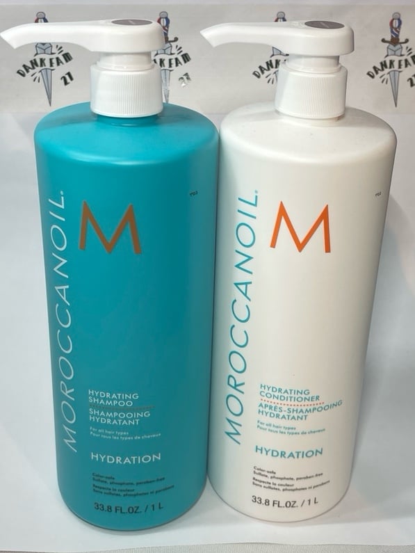 BRAND NEW Moroccanoil Hydrate Shampoo and Conditioner Liter Duo 33.8oz each