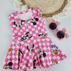 New little girls custom dress size 6mo and up
