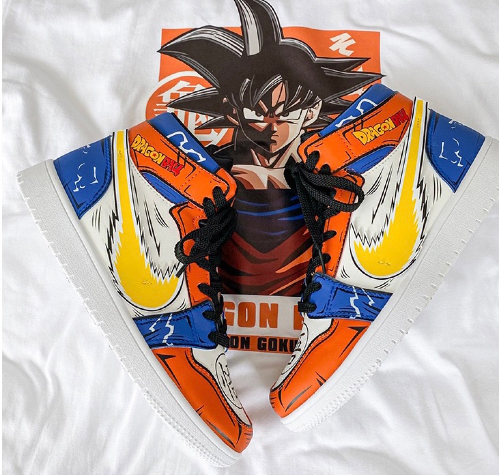 custom shoes Dragon Ball goku anime sneaker size 7