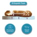 NWT Canine Creations Orthopedic Foam Pillow Pet Bed- Tan