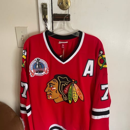 Chris Chelios Chicago Blackhawks Mitchell & Ness NHL jersey XL