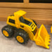 CATERPILLAR CAT Large Plastic 16” Bulldozer and Pickup Truck Set