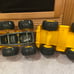 CATERPILLAR CAT Large Plastic 16” Bulldozer and Pickup Truck Set