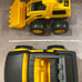 CATERPILLAR CAT Large Plastic 16” Bulldozer and Pickup Truck Set
