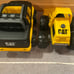 CATERPILLAR CAT Large Plastic 16” Bulldozer and Pickup Truck Set