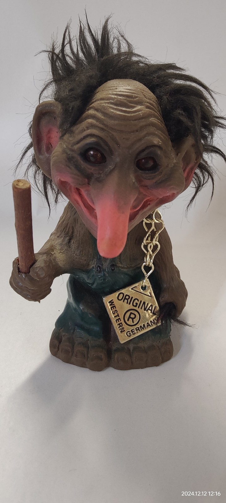 Vintage 1970s Heico Voodoo Joe Troll Doll Bobble Head Original