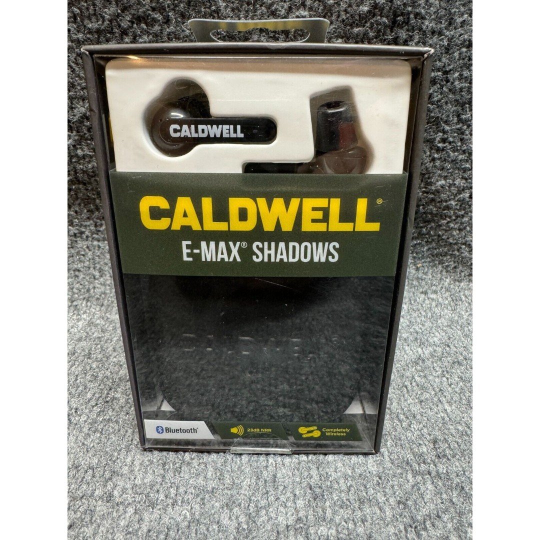 Caldwell E-MAX Shadows 23 NRR - Electronic Hearing Protection with Bluetooth Con