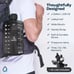 AQUAFIT 1 Gallon Water Bottle w/ Time Marker 2x Straw Lids & 2x Chug Lids BPA Fr
