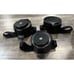 AQUAFIT 1 Gallon Water Bottle w/ Time Marker 2x Straw Lids & 2x Chug Lids BPA Fr