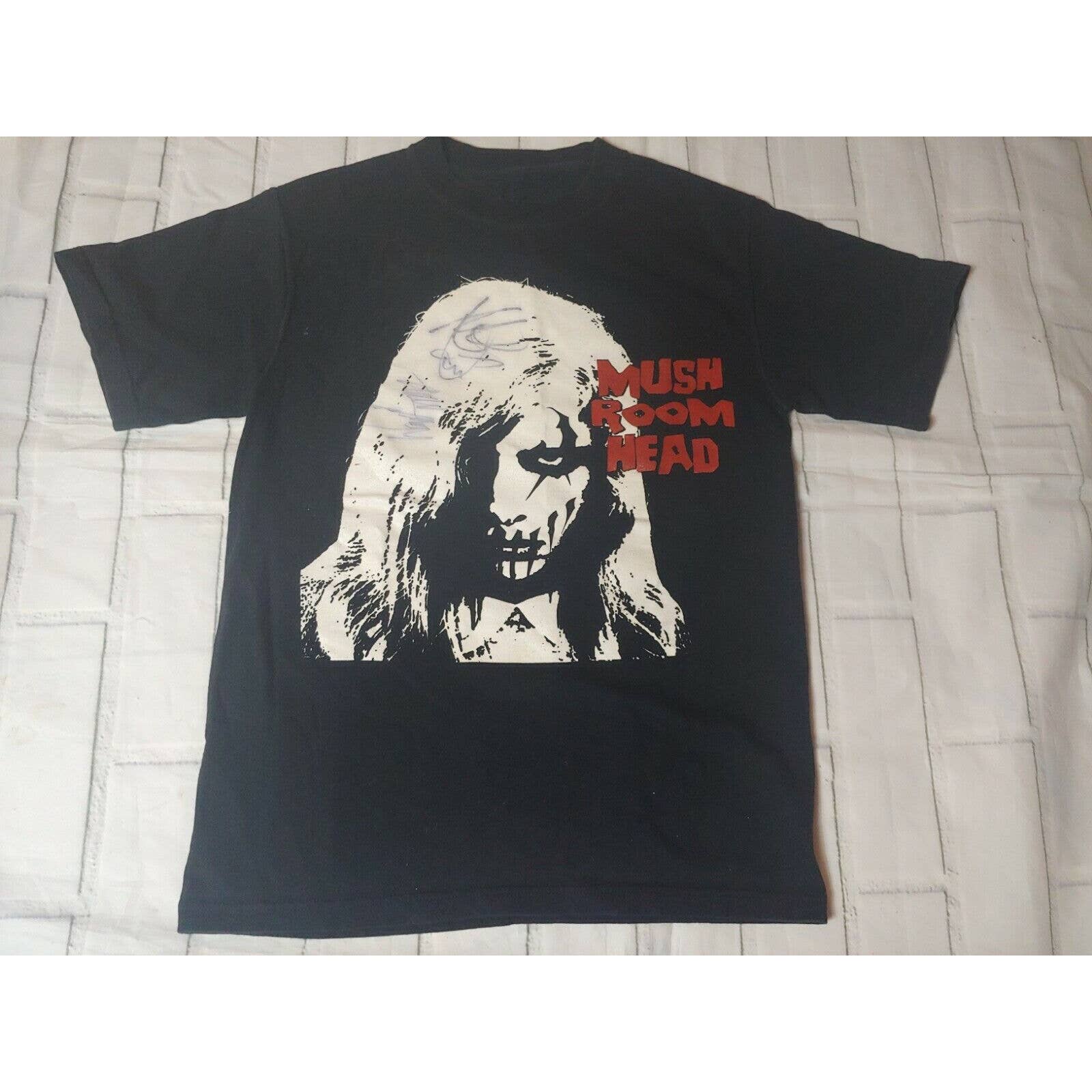 Mushroomhead “THEY WON'T STAY DEAD” T Shirt Autographed signed small black