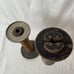 3 Vintage Wood & Metal Spools