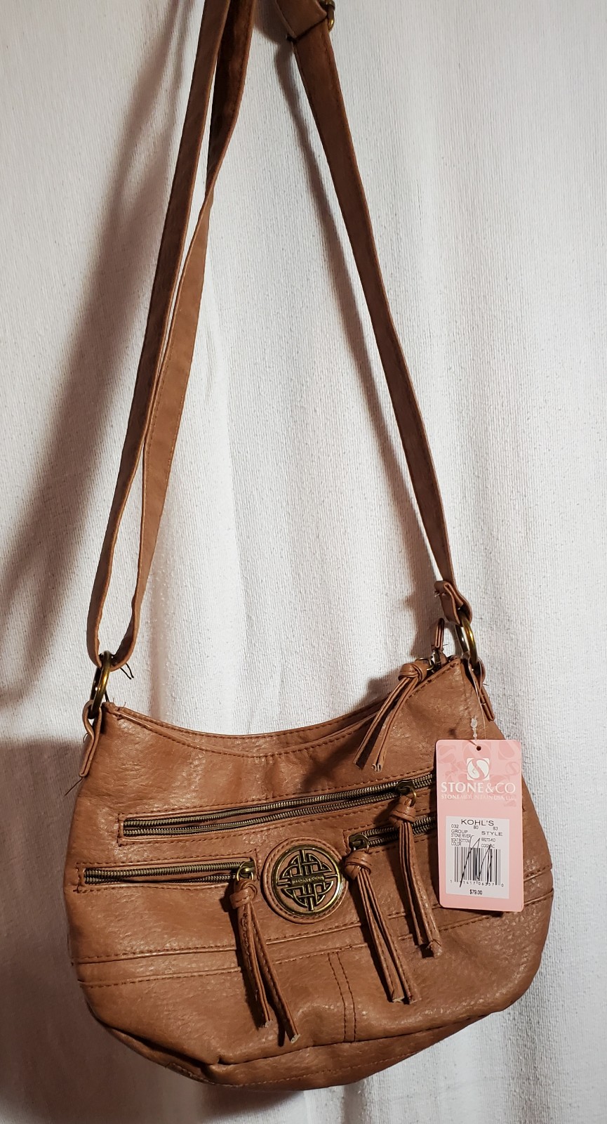 Stone & company camel crossbody