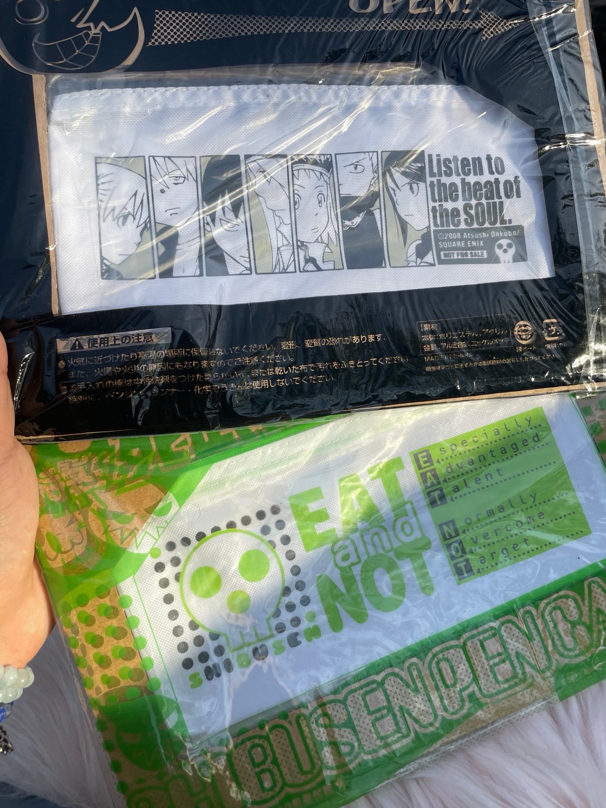 Soul Eater Promo Pencil Case & Special Pen Case OFFICIAL
