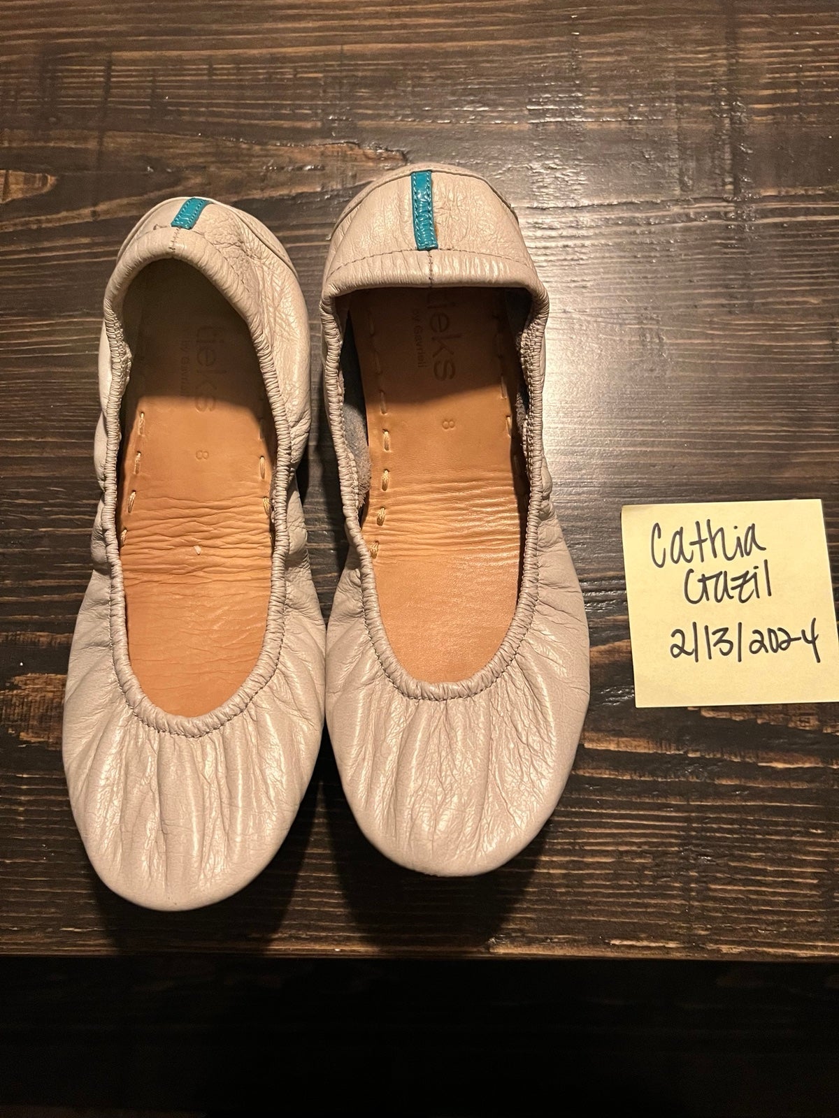Tieks Feather Grey