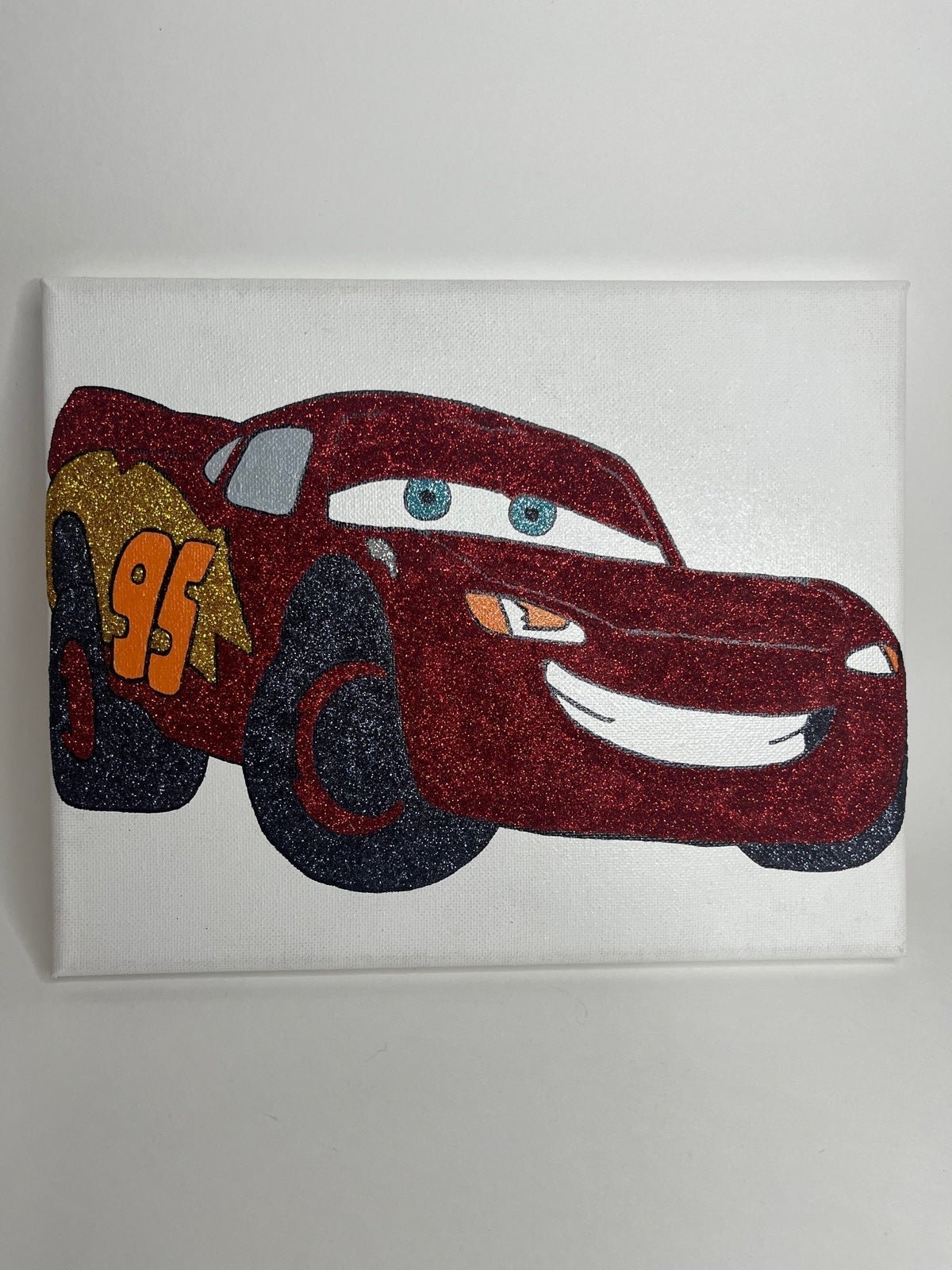 Lightning McQueen Custom Canvas