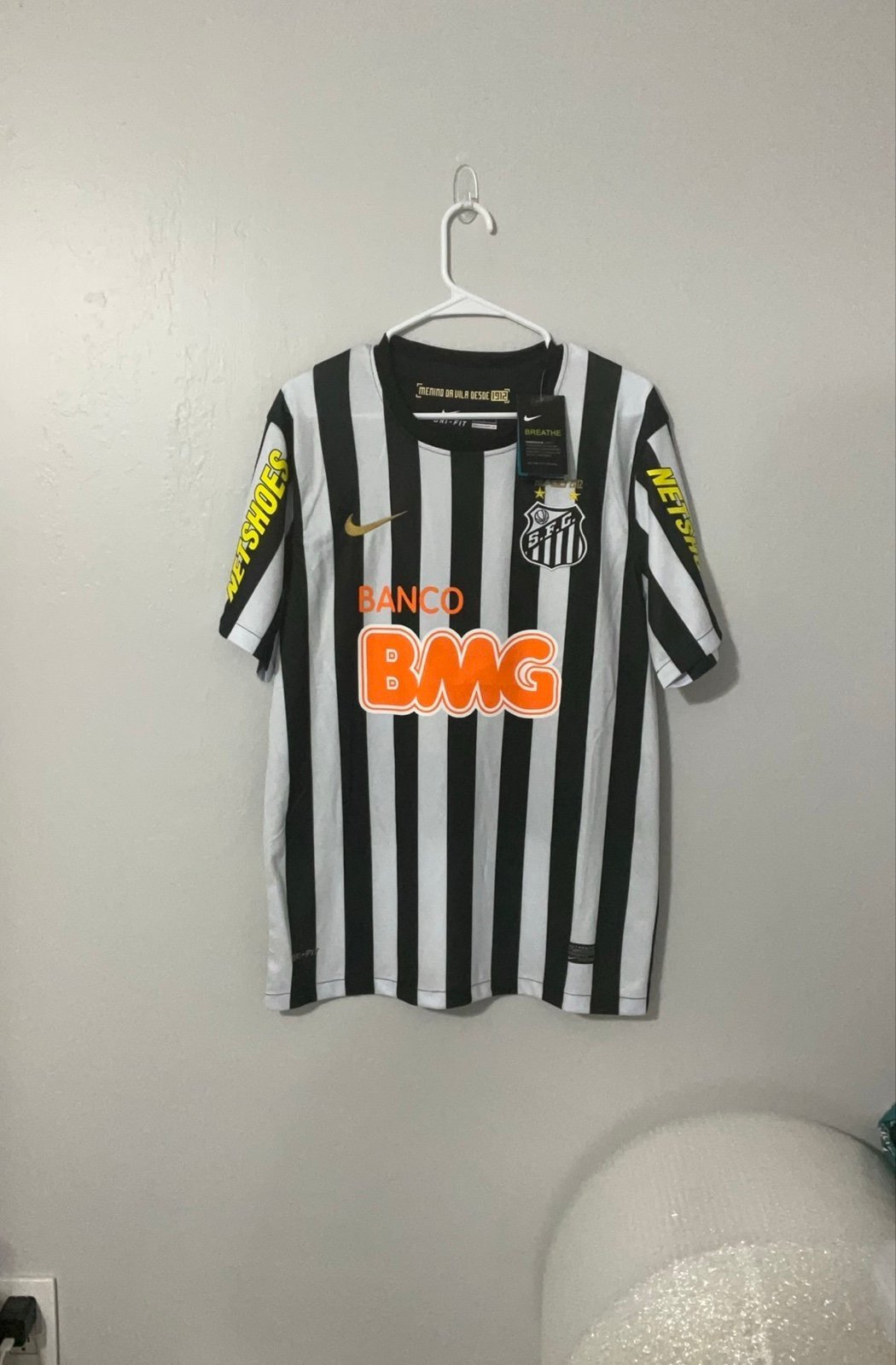 Santos Neymar Mens Away 2011 Jersey - Size L