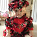 Apple dumpling porcelain doll