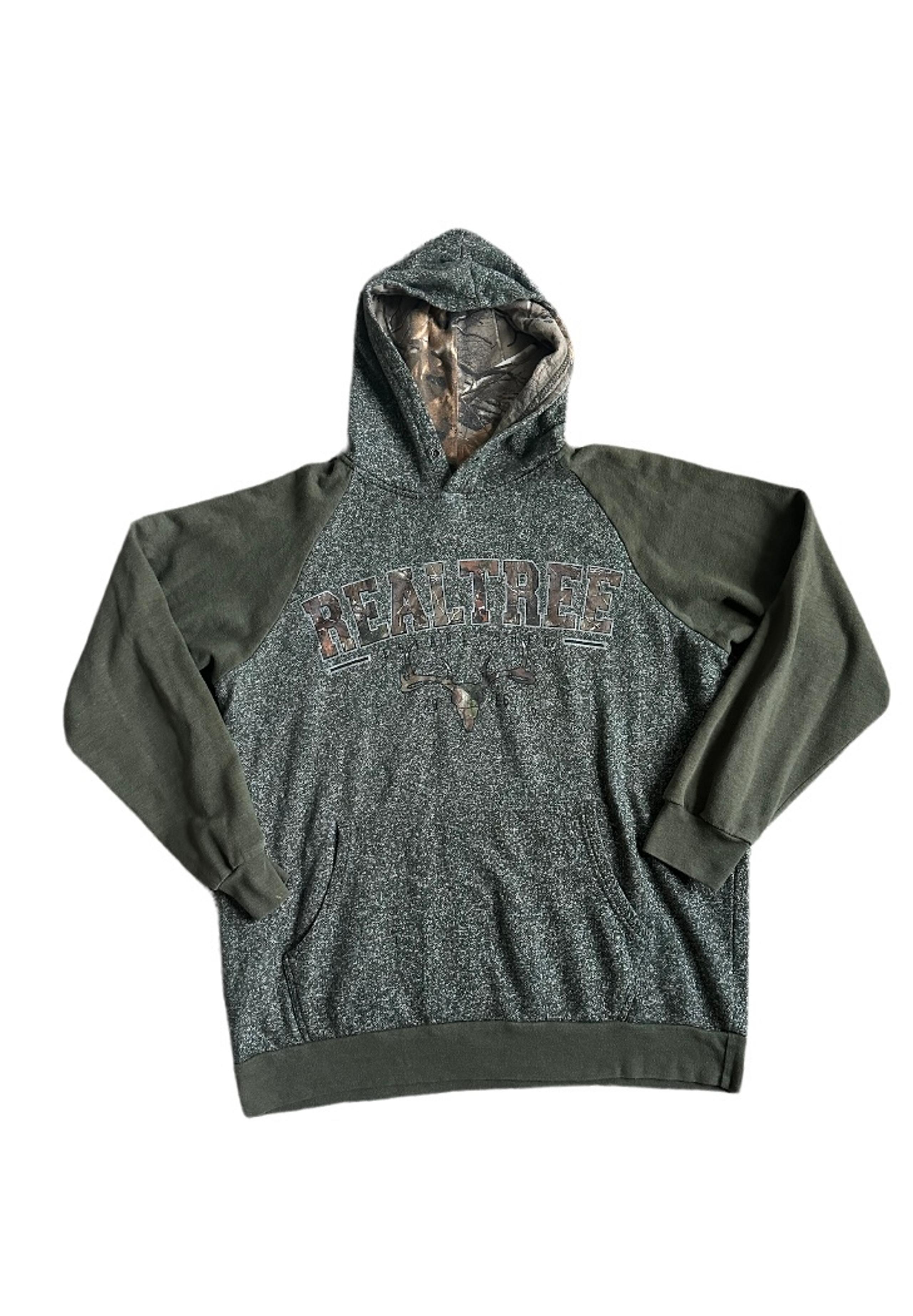 Realtree Green Camo Hoodie Size L
