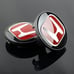 NEW 69MM 4PCS JDM RED H HONDA WHEEL RIM CENTER CAPS HUBS COVER ACCORD CIVIC