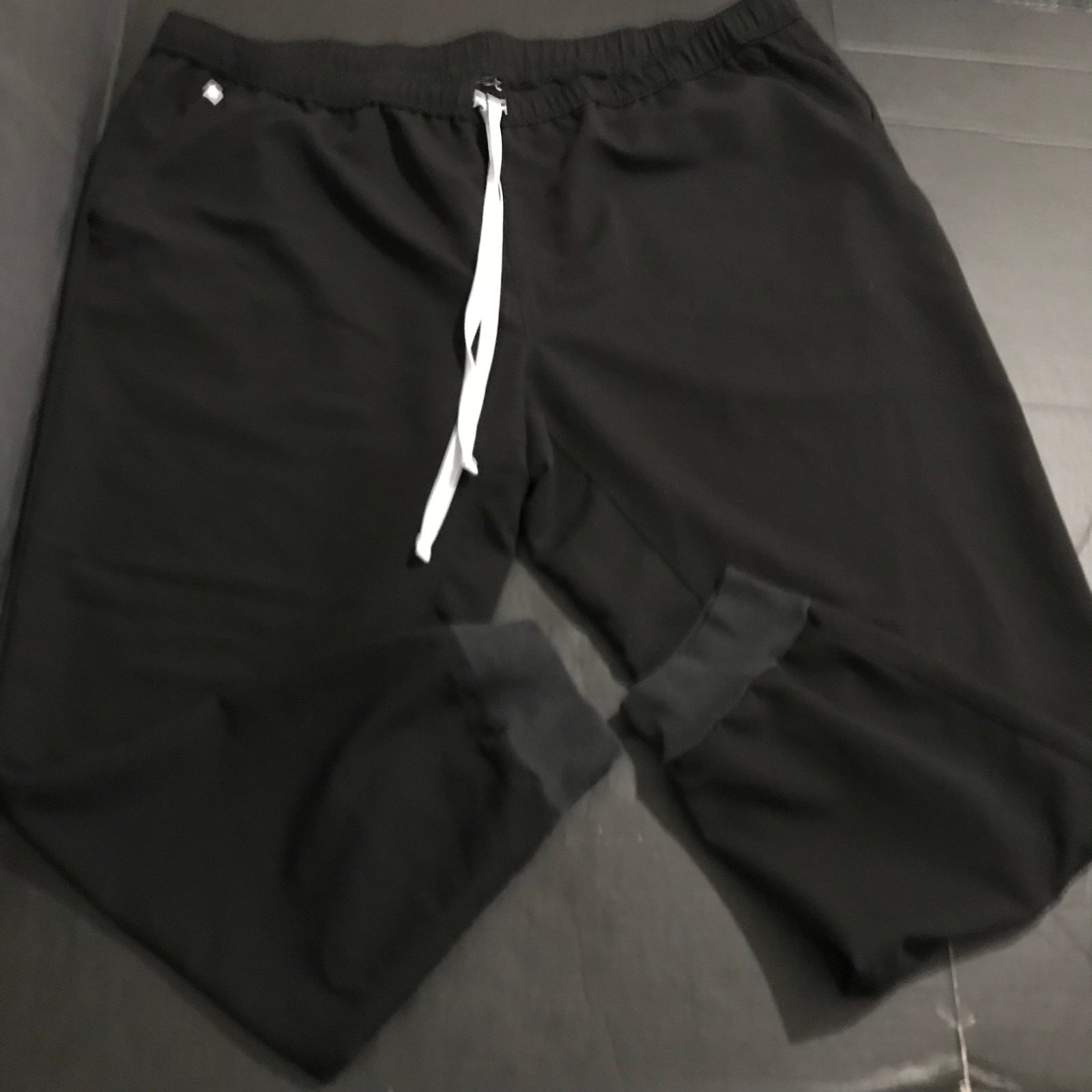 Men’s FIGS Tansen Jogger Scrub Pants Black Size 4XLT
