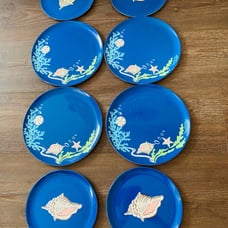 Melamine dinner plates