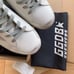 Size 5.5 -Authentic Super-Star White and Gold Leather Golden Goose Sneakers