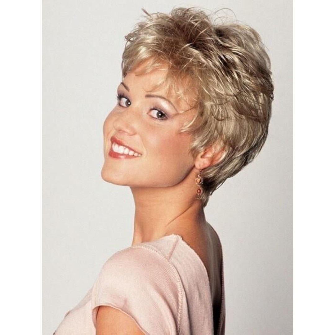 Jon Renau Wig GINA 5448 NEW Short Blonde Pixie Cut with Layers 27T613F