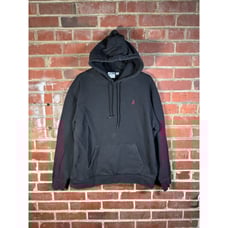 Gramicci Pullover Hoodie Adult Faded Black Running Man Embroidery Size Large
