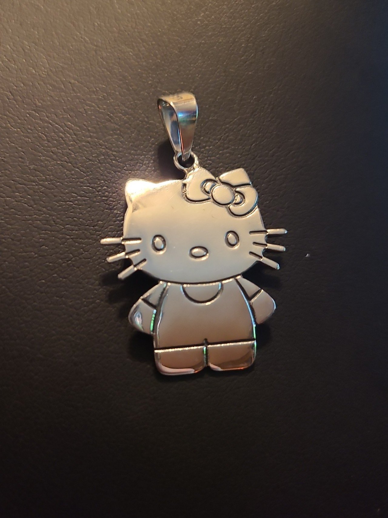 Hello Kitty Pendant Sterling Silver 9.25