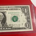 1 Dollar Bill Star Note G03934633