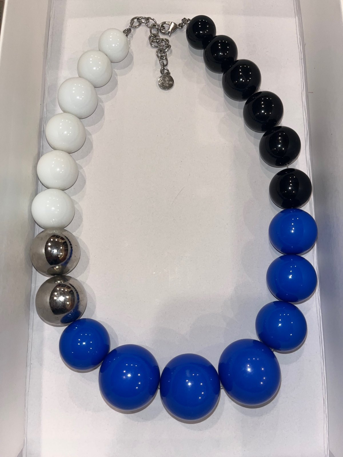 R.J. Graziano Large beaded statement necklace